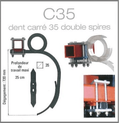 Travail du sol - Cultivateurs - Cultivateur poussé à dents FRONTOR