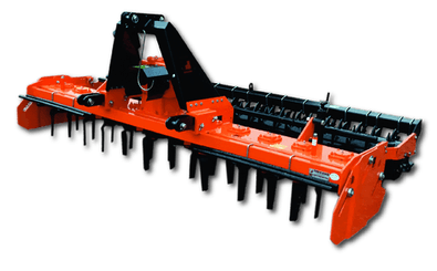Travail du sol - Viti arbo - Herse rotative avec ou sans rouleau packer