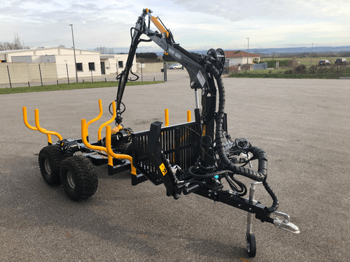 Matériel forestier - Remorques forestières - Remorque 1,5 T et grue 410 pour quad