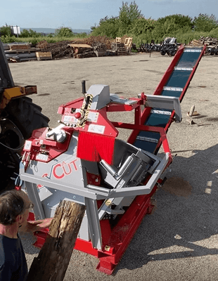 Matériel forestier - Scies à chevalet - Scie à chevalet incliné manuelle ou automatique