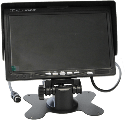 Equipement véhicules - Caméras - Caméra couleur + écran simple 7"