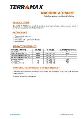 Lubrifiants - Pompes à vide - Lubrifiant spécial machine à traire