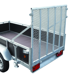 Accessoires attelage et remorque - Accessoires remorque routière - Porte-pont 34002 et béquilles arrières