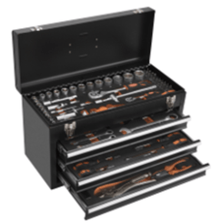 Equipement d'atelier - Outillages à main - Caisse à outils 91 pièces