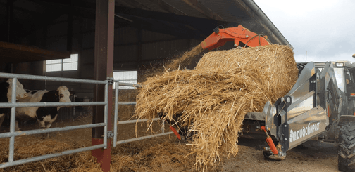 Alimentation - Dérouleuses - Pailleuse de logettes ou aires paillées