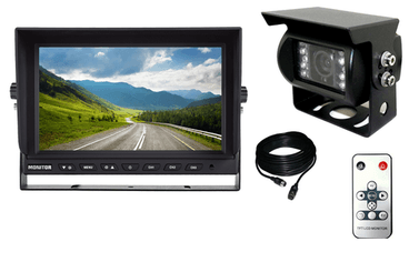 Equipement véhicules - Caméras - Camera couleur + écran simple 9'' AHD