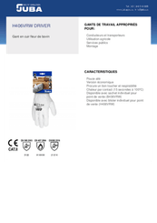 Equipement et protection individuelle - Gants - Gants pour conduite d'engins DRIVER