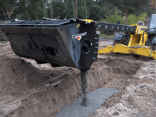Matériel de ferme - Bétonnière - Malaxeurs - Godet malaxeur à béton TURBOMIX