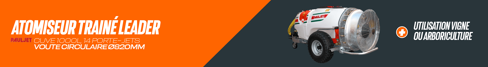 Atomiseur trainé Pauljet