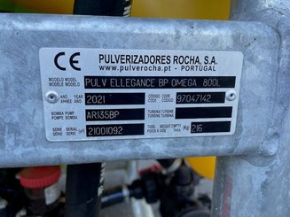 Pulvérisateur porté Rocha Ellegance bp omega 800L - 11